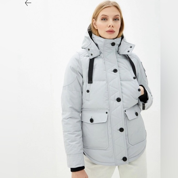 New Moose Knuckles Gray Jacket - Picture 2 of 12